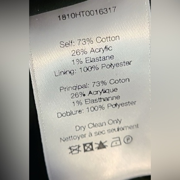 Veronica Beard Felton High-rise Cropped Houndstooth Trousers Black & White NWT - Picture 3 of 3